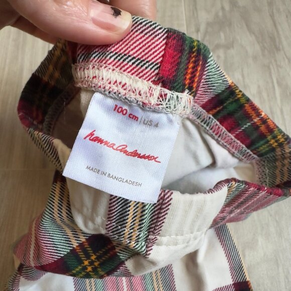 Hanna Andersson Plaid Holiday Leggings - Picture 3 of 3